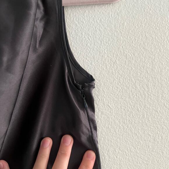 By Malene Birger Black Silk Cowl Neck Dress - Picture 4 of 9